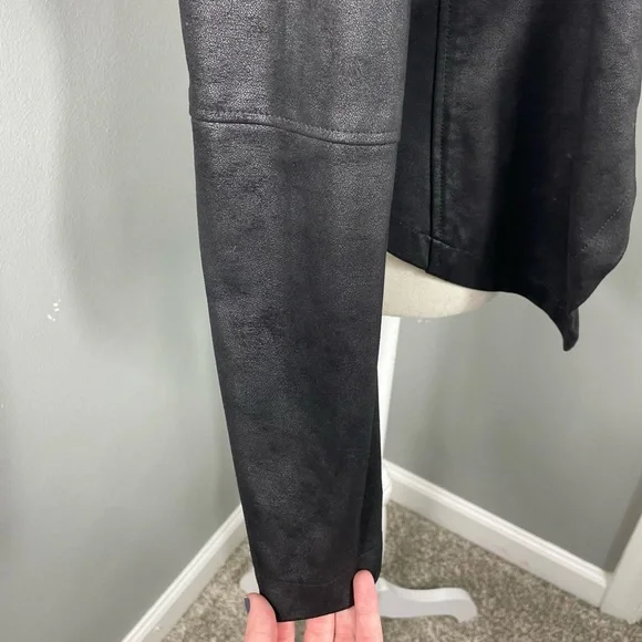 Cynthia Rowley || Faux Suede Drapey Blazer Size S - Picture 4 of 7